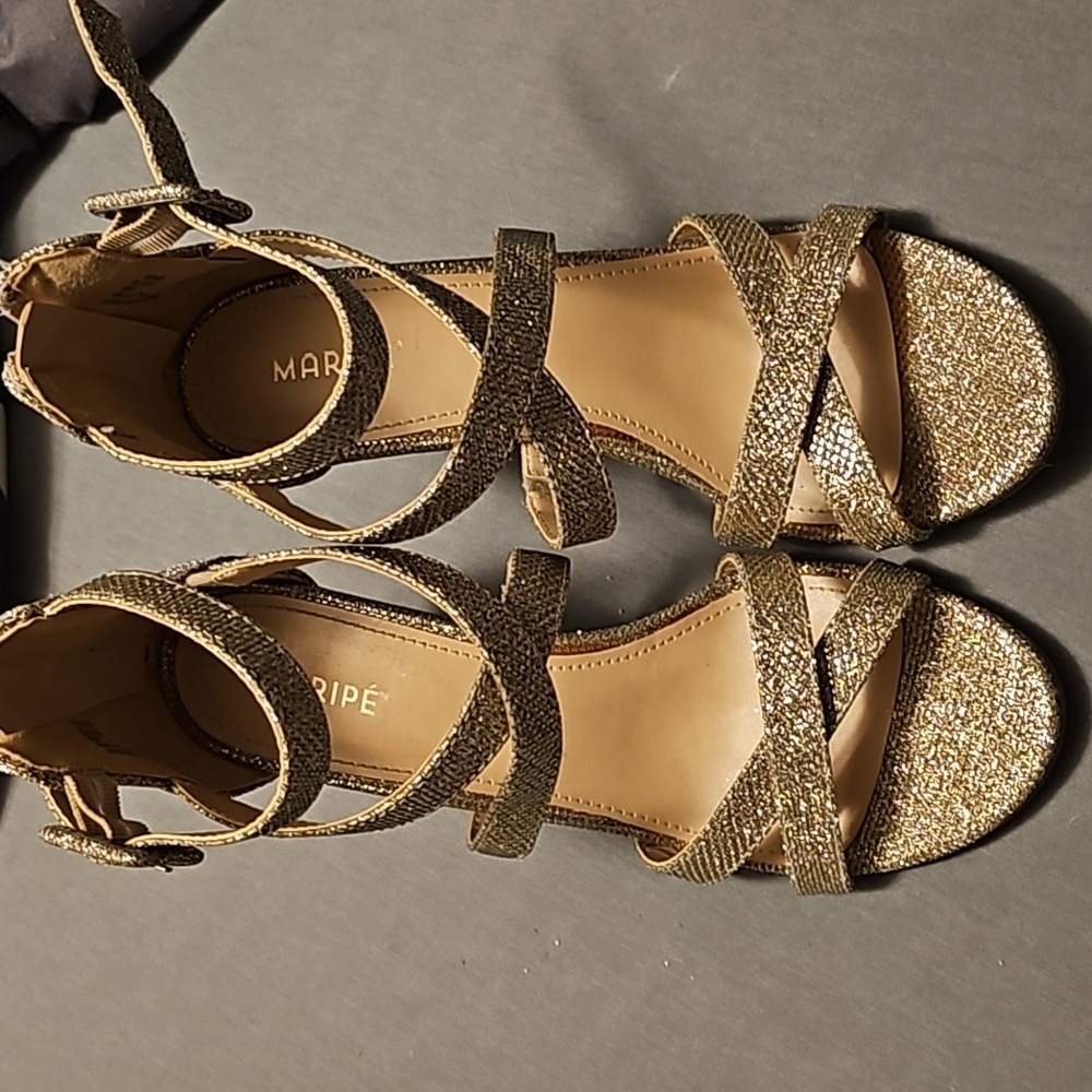 Gold heels